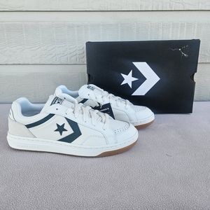 Converse Pro Blaze Classic Ox White Green Low Top Leather Men SZ 10 A12404C